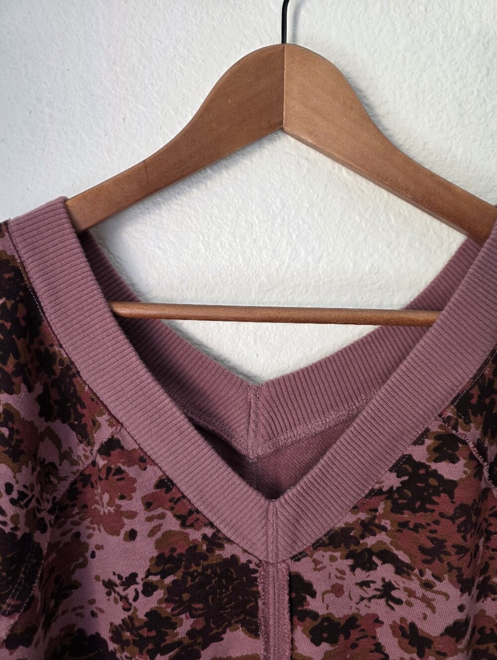 Pilcro by Anthropologie short sleeve sweatshirt top, Size small *FLAW-see Pics - Picture 5 of 12